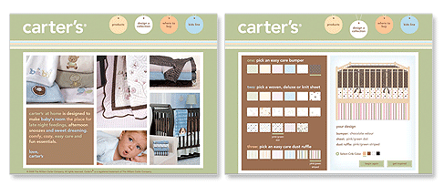 Carter’s Children’s Bedding Website